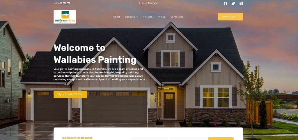 Wallabies Painting project preview